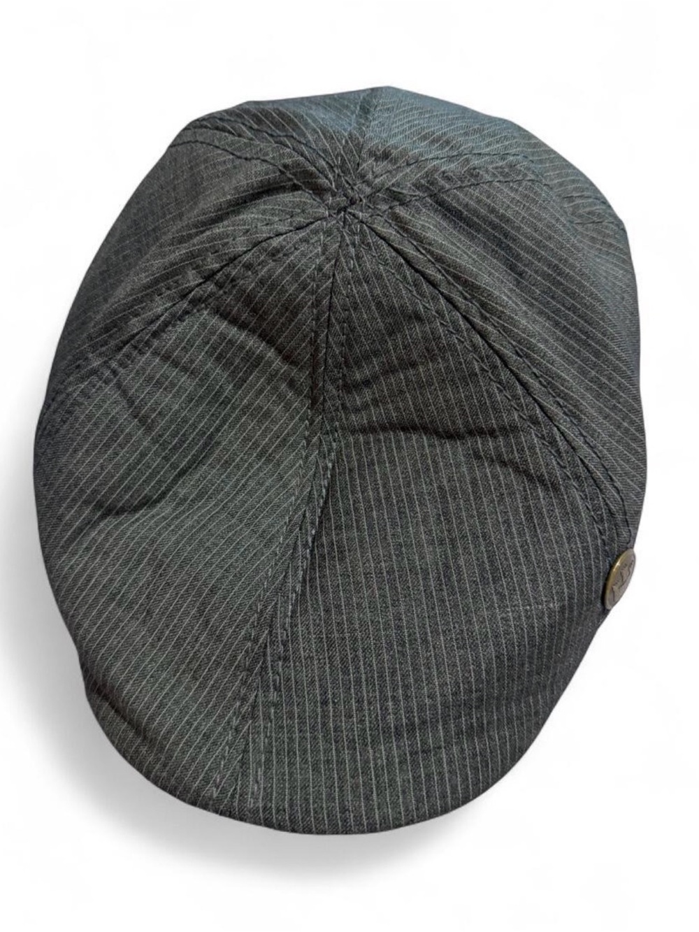 Goorin Bros Brown Pinstriped Newsboy Cap